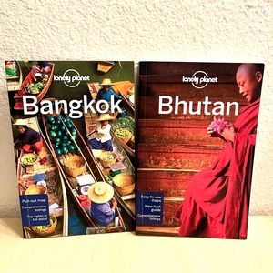 Bhutan & Bangkok. Lonely Planet Guides. New NWT.